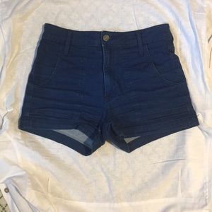 Joie high waist blue shorts